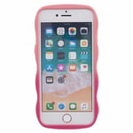 Wavy Edge Skal iPhone 8 rosa ombre