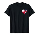 Union Jack or UK Poland A Small Flag for British Polish T-Shirt