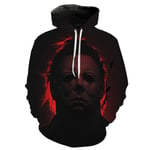 Sweat-Shirt Michael Myers Sweat À Capuche Imprimé À Capuche Garçons/Filles Décontracté À Manches Longues À Capuche Halloween Cosplay Vêtements