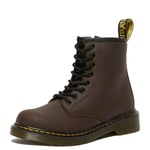 Dr Martens 1460 Junior Boys Girls Serena Faux Fur Lined Leather Zip Warm Boots