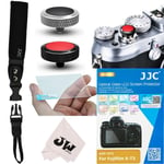 5in1 Kit Wrist Strap+Shutter Release Button+Protector Film for Fujifilm X-T3 XT3