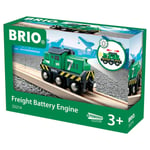 BRIO Freight Battery Engine Green World Train Working Condition For Kids Ages 3+