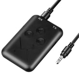 2-in-1 Portable Bluetooth Audio Receiver - 3.5 mm AUX