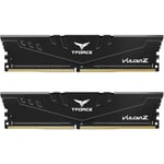 Team T-Force Vulcan Z 32GB Kit (2 x 16GB), DDR4, 3600MHz (PC4-28800), CL18, XMP 2.0, DIMM Memory, Grey - TLZGD432G3600HC18JDC