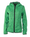 Veste Tricot Polaire ? Capuche Femme- Jn588 - Vert Clair Chin?