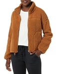 Amazon Essentials Veste Sherpa Femme, Havane Foncé, XS