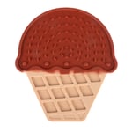 TIAKI Chocolate Ice Cream slickmatta - L 20 x B 17,5 x H 1 cm