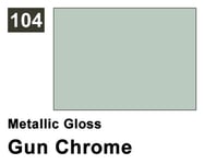 Mr. Hobby G104 Mr. Color Metallic Gloss 104 Gun Chrome (10ml) Modélisme