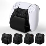 playvital Support pour ps5 Support Manette pour ps5 pour ps4,Stand-AL Socle Manette pour Xbox Series X S/Xbox One Controller Stand Métal pour Switch Pro avec Stickers Antidérapant de Support-Noir