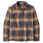 Patagonia M's Fjord Flannel Shirt Sunrise Ridge: Forge Grey - L