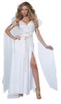 California Costumes CC 00751L Costume de déesse athénienne pour adulte, uni, blanc, L