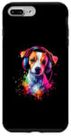 iPhone 7 Plus/8 Plus Artistic Colorful Jack Russell Terrier Headphones Dog Jacky Case