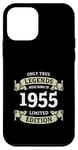 Coque pour iPhone 12 mini Les légendes sont nées en 1955 Vintage 70e anniversaire