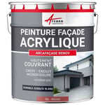 Peinture façade acrylique ARCAFAÇADE RENOV Rouge (Ral 030 50 40) - 10L