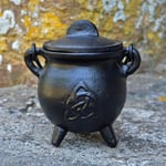 Cast Iron Cauldron Triquetra Small Witch Magic Accessory Wicca Potions 40116