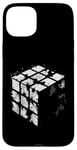 Coque pour iPhone 15 Plus Illustration de journal Magic Cube – Vintage Cube Lover