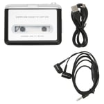 Lecteur De Cassettes Portable Multifonctionnel, Convertisseur De Cd Mp3, Usb, Son Invers&eacute; Automatique, Lecteur De Bande De Musique Pour Ordinateurs Portables Et Pc