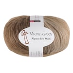 Alpaca Bris Multi Garn 100 g Brun/beige 352 Viking Garn