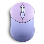 perixx PERIMICE-802PP Wireless Bluetooth Mouse - Portable Design - Compatible with Windows, iOS, and Android PC, Laptop, Tablet, and Smartphone - Purple