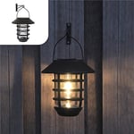 Gadgy Outdoor Solar Wall Light - Solar-Powered Lighting for The Garden - Led Garden Light for Balcony, Patio, Fence, Garage Or Driveway - Waterproof Sustainable Solar Lamp with Day/Night Sensor