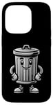 iPhone 14 Pro Garbage Trash Can Cartoon Character Design Case