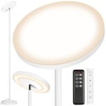 OUTON Lampadaire LED, 34W/3000LM Double éclairage Latéral, 3000K-6000K Dimmable Lampe sur Pied avec Télécommande et Contrôle Tactile, Minuterie 1-Heure, Haut Lampadaire sur Pied Salon, Chambre, Bureau