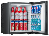 Mini Frigo Bar 25 Litres SILENCIEUX et COMPACT Noir Basse Consommation Mini-Bar 