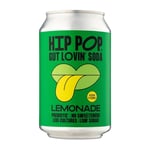 Hip Pop Gut Lovin' Soda Lemonade - 330ml (Pack of 12)