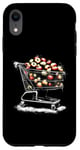 Coque pour iPhone XR Panier de courses Apples - Funny Vintage Apple Lover