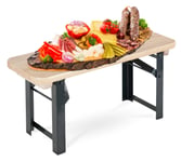 Assiette en Ardoise en Bois Plateau Service Banquette Mini Table Cuisine Buffet