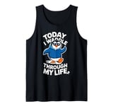 Today I Waddle Through My Life Penguin Tank Top