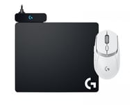 Logitech G309 Lightspeed Langaton Pelihiiri x G PowerPlay Langaton Latausjärjes