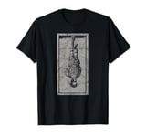 Occult The Hanged Man Tarot Card Vintage Witchcraft Medieval T-Shirt