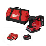 Milwaukee - M18BQSS-502B Ponceuse vibrante 1/4" 18V 2x5.0Ah batteries en sac de transport - 4933479967