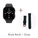 Montre Intelligente Wonlex Pour Enfants,Montre-Bracelet Intelligente,Prise En Charge De Whatsapppig Kt19pro,Android 8.0,Caméra Vidéo,Téléphone Intelligent Connecté,Gps,4g - Type Black And Strap