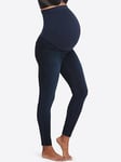 Spanx Medium Control Mama Jean-ish Legging - Indigo, Indigo, Size Xs, Women