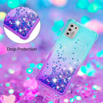 Motorola Moto G Stylus 2021 Case Gradient Quicksand Gradient Quicksand pehmeä TPU puskurin tyynynpäällinen - sininen ja violetti