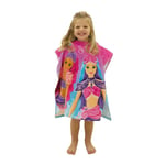 Barbie Cotton Towel Poncho Robe Kids Hooded Girls Mermazing Pool Beach Official