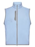 Hybrid Full-Zip Vest Sport Knitwear Knitted Vests Blue Ralph Lauren Golf