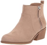 Dr. Scholl's Shoes Women's Lawless Ankle Booties Boot, Toasted Taupe Fabric, 7.5 UK