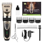 Nobleza - Tondeuse Chien Professionnel Poil Long Epais Animal Silencieux Rechargeable Electrique Tondeuse pour Chien et Chat Dog Clipper Kit avec Ciseaux et Peigne