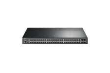 TP-link JetStream™ 52-Port Gigabit L2+ Managed Switch with 48-Port PoE+