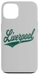 Coque pour iPhone 13 Liverpool England Varsity SCRIPT Maillot de sport classique