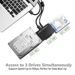 USB3.0 vers SATA/IDE Convertisseur Universel 2.5 pouces 3.5 pouce Externe Support Pour Disque Dur Boîte Câble Adaptateur 5 Gbit/S À grande VITESSE Pour PC portable