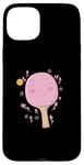 Coque pour iPhone 15 Plus Truelle de ping-pong rose tennis de table fille femme