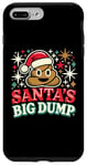 Coque pour iPhone 7 Plus/8 Plus Santa's Big Dump - Funny Xmas Pajamas Christmas Poop