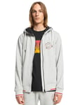 Quiksilver Sweatshirt SPORTSLINE BLOCK FZ HOODIE - S - Grey