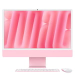 Apple iMac All-in-One Desktop Computer with M4 chip with 10-core CPU and 10-core GPU: Built for Apple Intelligence, 24-inch Retina Display, 16GB Unified Memory, 256GB SSD storage; Pink