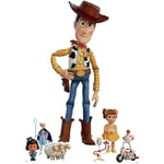 Star Cutouts - Figurine en carton Toy Story Woody Cowboy et Six Mini Figurines - Haut 134 cm