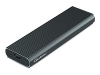 Qoltec - Förvaringslåda - Ssd, 4Tb - M.2 - M.2 Nvme Card / Pcie (Nvme) - Usb 3.1 (Gen 2) - Grafit